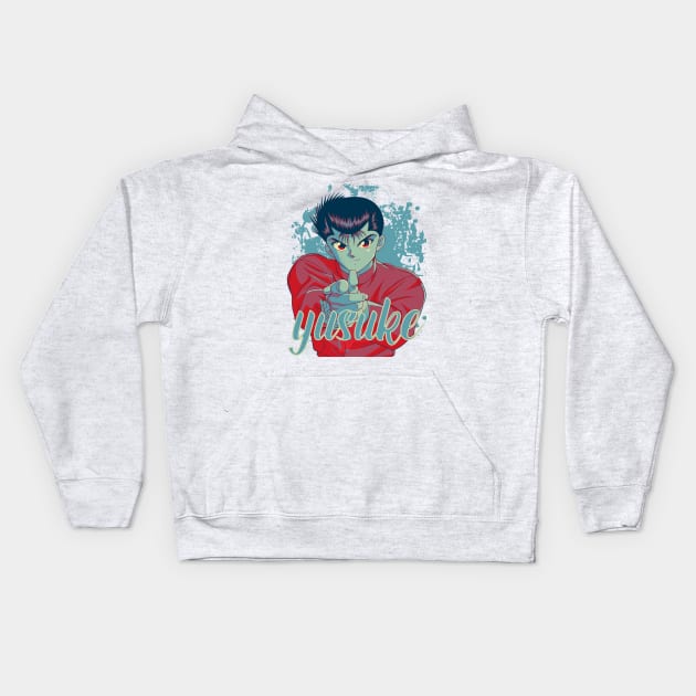 yusuke Kids Hoodie by DinoZard